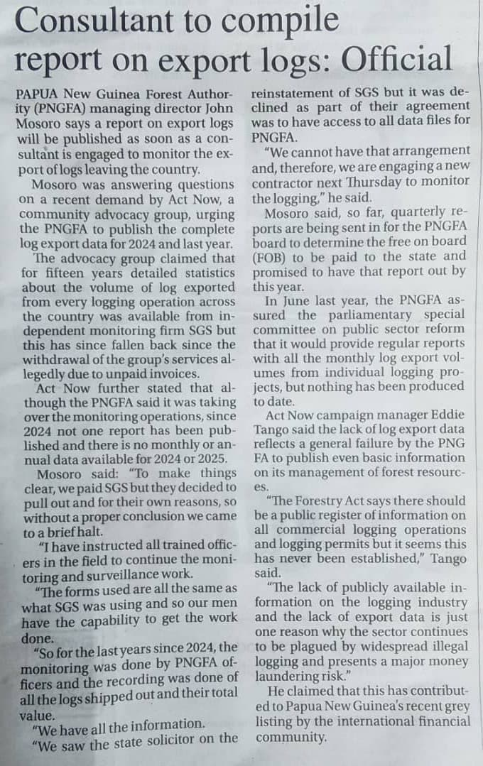 Newspaper article published in the National, 27 Feb 2026