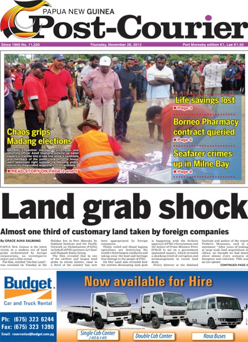 SABL land grab makes from page news
