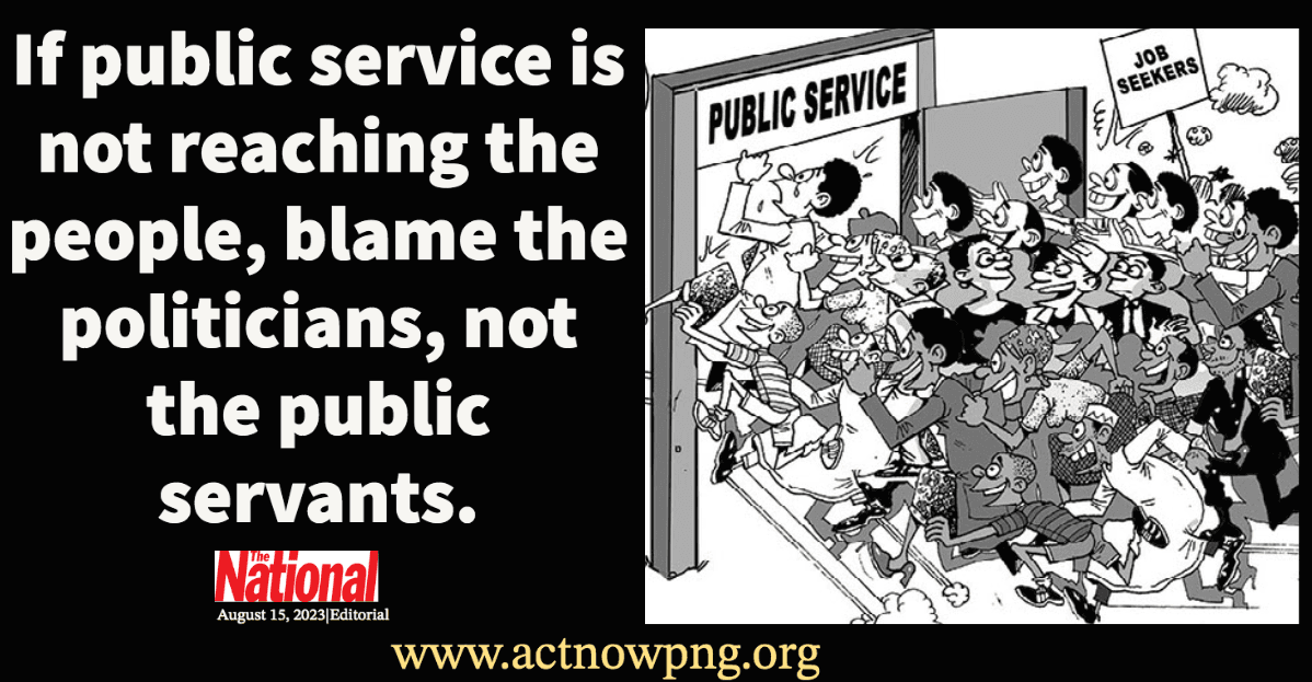 Blame Politicians, Not Public Servants