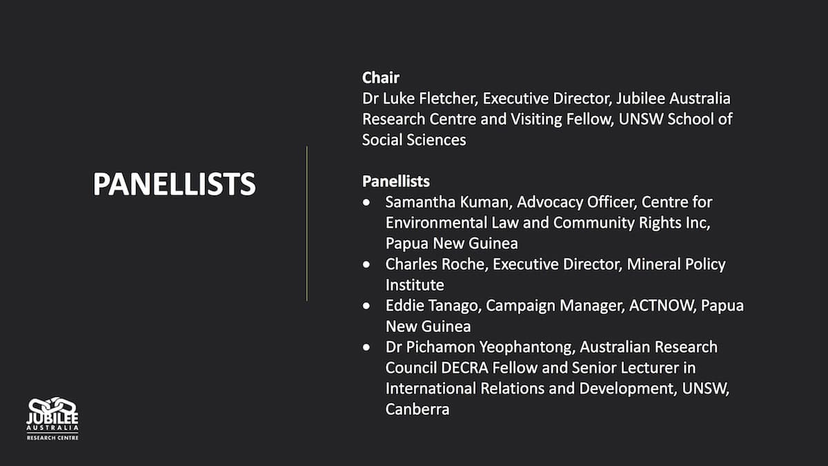 From Extraction to Inclusion - Conference Roundtable