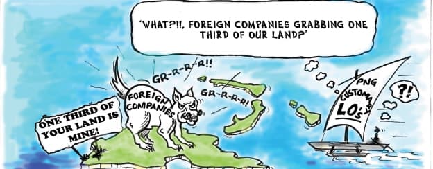 Foreign companies grabbing one-third of our land