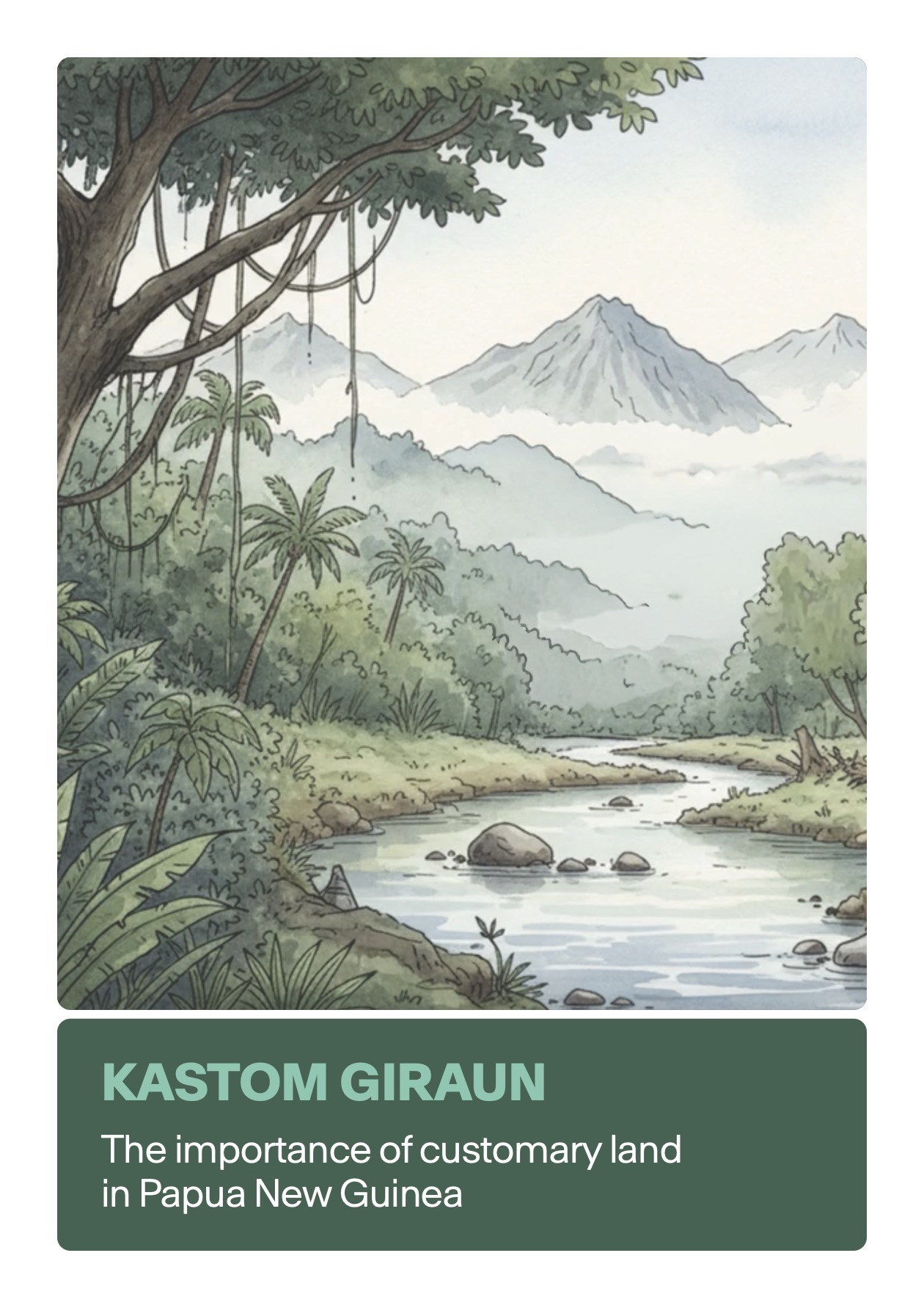Kastom Giraun booklet cover